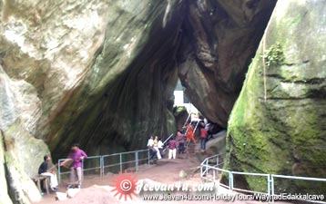 Inside Edakkal Cave Wayanad image